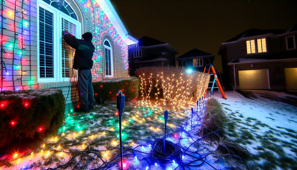 outdoor christmas lights safety