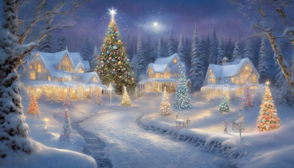 sparkling holiday tree decor